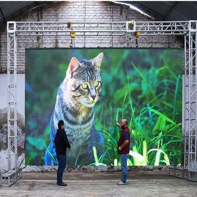 Exhibición del módulo de la pantalla SMD1921 LED del contexto de la etapa de P4.81 P3.91 P2.064 LED