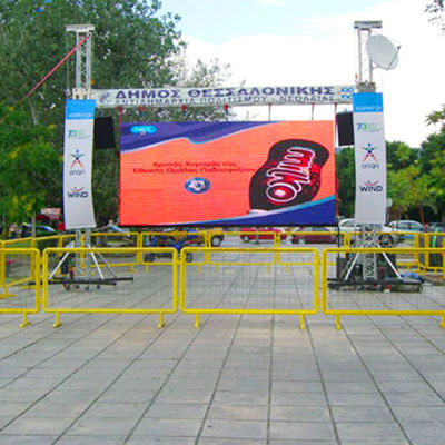 Gabinete de exhibición video de la etapa de la pared de P4.81 P3.91 P2.064 LED 1R1G1B