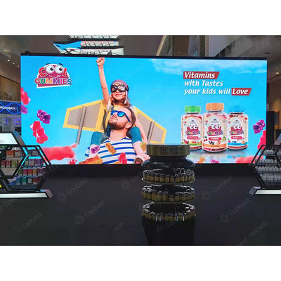 Pantalla LED de alquiler al aire libre ISO de la publicidad comercial de la pantalla P4.81 de la pantalla LED