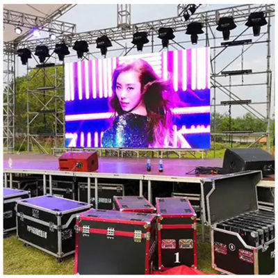Echada al aire libre comercial 4.81m m 60W del pixel de la pantalla de la pantalla LED del brillo bajo