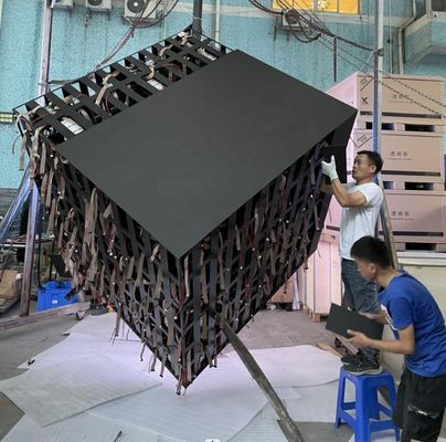 La prenda impermeable creativa de P4.81 P3.91 llevó el alquiler de la exhibición luminescente
