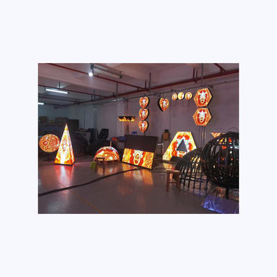 Pantalla creativa impermeable de alquiler P4.81 colorido de la pantalla LED