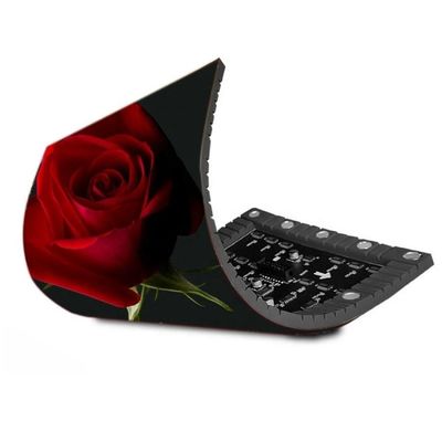 P4.81 P3.91 P2.064 P1.875 curvó la pantalla LED flexible RoHS al aire libre