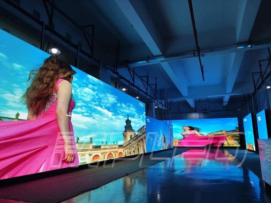 Alquiler video interior antiestático 3.91m m P3.91 de la exhibición de pared del LED