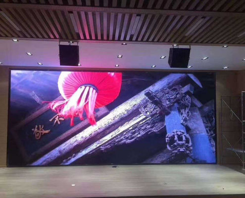 Pared interior video de la pantalla LED de la pared P3.91 P2.064 de la exhibición SMD2121
