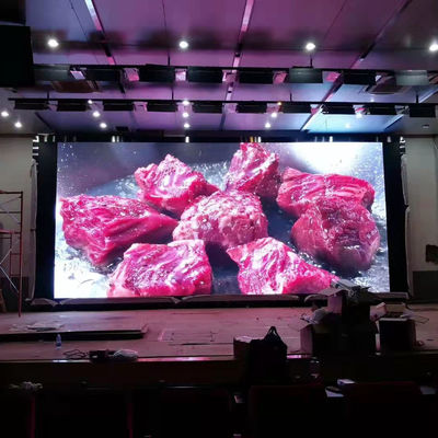 FCC impermeable de la pared 3.91m m de la echada LED del pixel LED de la pared video interior de 1RGB